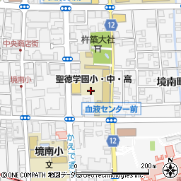 東京都武蔵野市境南町2丁目11周辺の地図