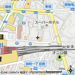 食べ放題 元氣七輪焼肉 牛繁 立川曙町店周辺の地図