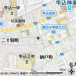 東京都新宿区納戸町25周辺の地図