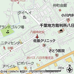 千葉県匝瑳市八日市場イ2734周辺の地図