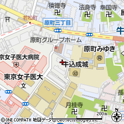 東京都新宿区若松町1-1周辺の地図