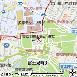 東京都農林総合研究センター周辺の地図