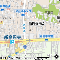 田中荘周辺の地図