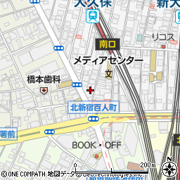 東京都新宿区百人町1丁目23-29周辺の地図