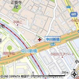 東京都江戸川区平井2丁目1-4周辺の地図