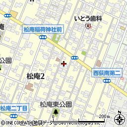 東京都杉並区松庵2丁目11-20周辺の地図