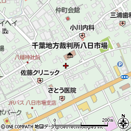 千葉県匝瑳市八日市場イ2755周辺の地図