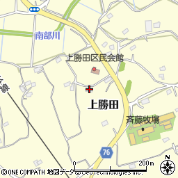 上勝田ライスセンター周辺の地図