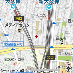 東京都新宿区百人町1丁目13-27周辺の地図