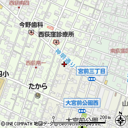 日本リック訪問介護西荻事業所周辺の地図