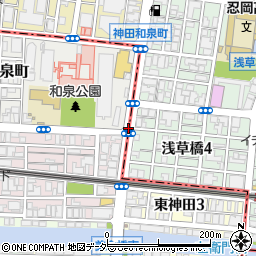 佐久間町４周辺の地図