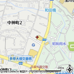 東京都昭島市中神町2丁目16周辺の地図