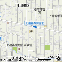 三鷹市立上連雀保育園周辺の地図