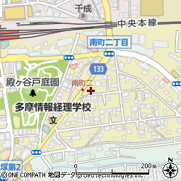 東京都国分寺市南町周辺の地図