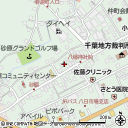 千葉県匝瑳市八日市場イ2636周辺の地図