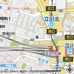 個室居酒屋 けやき屋 立川店周辺の地図