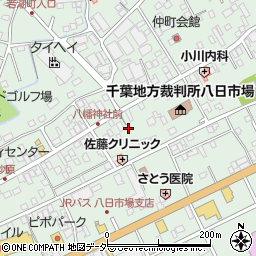 千葉県匝瑳市八日市場イ2745周辺の地図