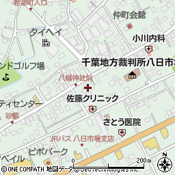 千葉県匝瑳市八日市場イ2741周辺の地図