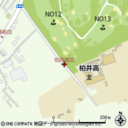 柏井高校周辺の地図