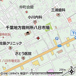 千葉県匝瑳市八日市場イ426周辺の地図