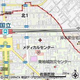 株式会社ソフトネット　国立営業所周辺の地図