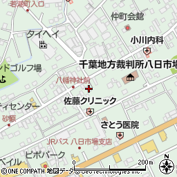 千葉県匝瑳市八日市場イ2744周辺の地図