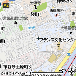 東京都新宿区若宮町38周辺の地図
