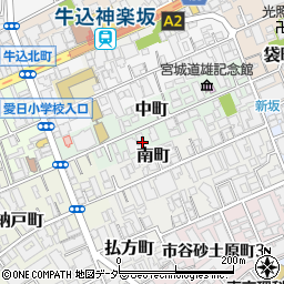 東京都新宿区中町15周辺の地図