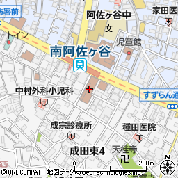 日本郵便杉並郵便局周辺の地図