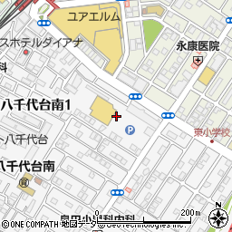 星乃珈琲店 八千代台店周辺の地図