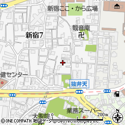 ＱＵＡＴＴＲＯ東新宿周辺の地図
