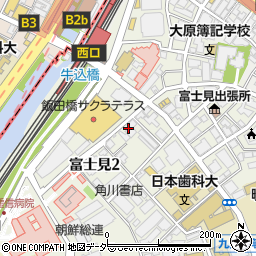 飯田橋大勝軒周辺の地図