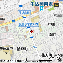 東京都新宿区中町21周辺の地図