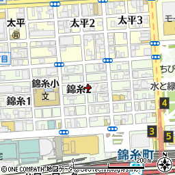 リパーク錦糸２丁目駐車場周辺の地図