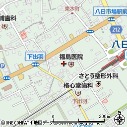 千葉県匝瑳市八日市場イ202周辺の地図
