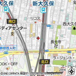 東京都新宿区百人町1丁目9-7周辺の地図