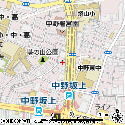 スタンビューレ中野坂上周辺の地図