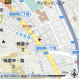 東京都千代田区飯田橋2丁目6周辺の地図