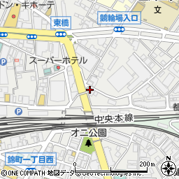 東京都立川市曙町3丁目2-6周辺の地図