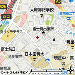 東京都千代田区富士見1丁目7周辺の地図