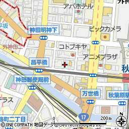 東京都千代田区外神田1丁目9周辺の地図