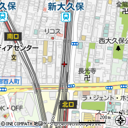 東京都新宿区百人町1丁目9周辺の地図