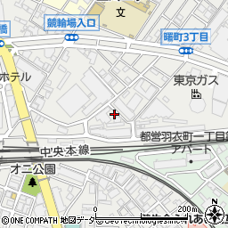 東京都立川市曙町3丁目2-20周辺の地図