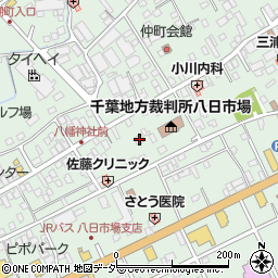 千葉県匝瑳市八日市場イ2757周辺の地図