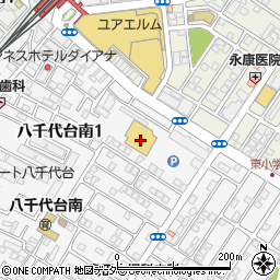 星乃珈琲八千代台店周辺の地図