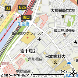青海珈琲 飯田橋店周辺の地図
