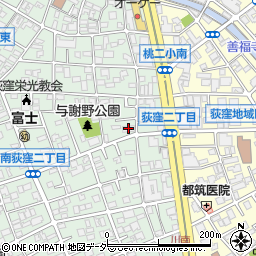 日本生命保険南荻窪荘周辺の地図