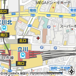 ウェルパーク調剤薬局　立川曙町店周辺の地図