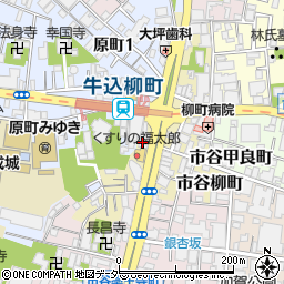東京都新宿区市谷柳町39周辺の地図