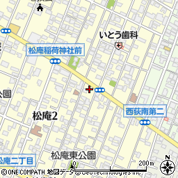 東京都杉並区松庵2丁目11-24周辺の地図